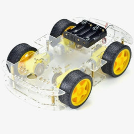 Longer Version of 4WD Double Layer Smart Car Robot Chassis - DIY Kit